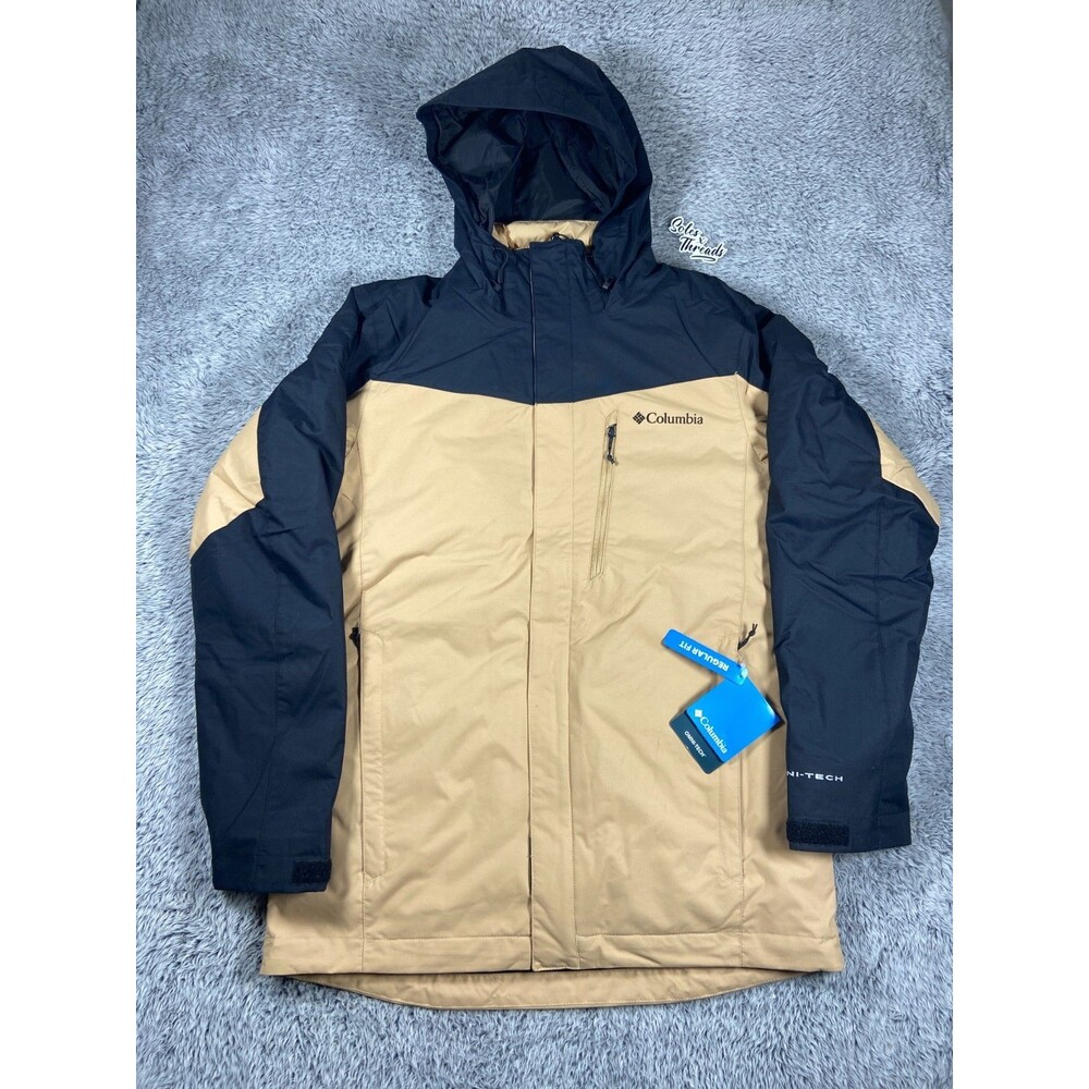 Columbia Whirlibird V Interchange Jacket Size Small Men Delta Black WM9191-262